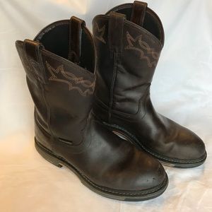 ARIAT men's work boots, western boots